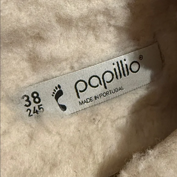 Birkenstock Women's Papillio Boston Shearling Clogs Sz 38 Narrow - Picture 7 of 7